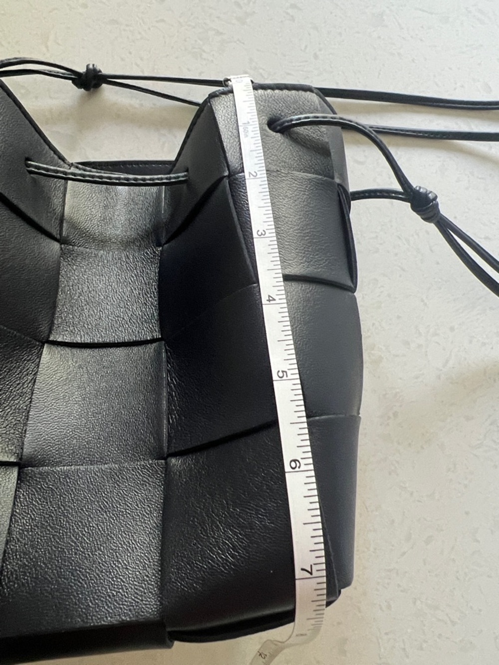 Bottega Veneta Dark Blue Intrecciato Leather bucket Bag - Picture 5 of 7